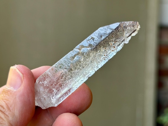 Ancient Sage Quartz, Hydrothermally Etched, 24g, Spiritual Transformation & Evolution, Para, Brazil A892