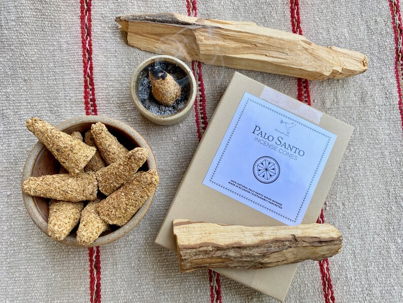 Palo Santo Incense Cones Handmade Palo Santo Incense 100 Etsy