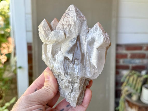Atlantean Lovestar Scepter Quartz, 707g, New Find, Past Life Recall and Ancient Civilizations, Minas Gerais, Brazil W873