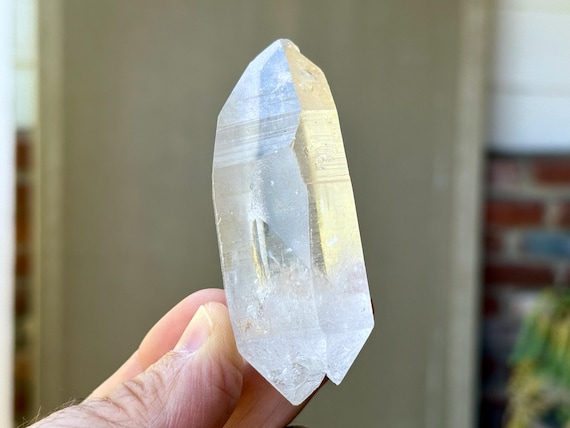 Lemurian Quartz, Double Terminated, 100g, Old Find, Serra do Cabral, Minas Gerais, Brazil T247