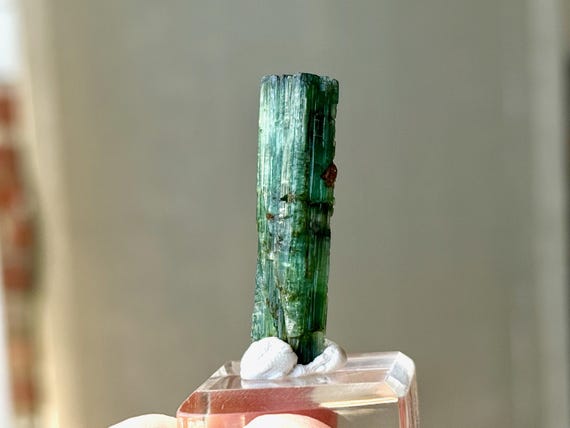 Bicolor Blue-Green Tourmaline, Aricanga Mine, 5.7g, New Find, São Jose do Safira, Minas Gerais, Brazil A631