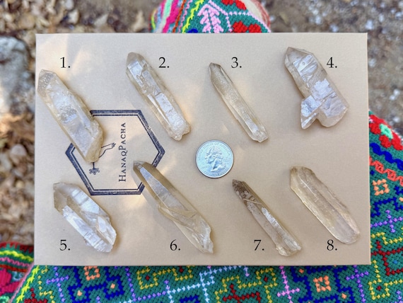 Golden Healer Starbrary Quartz, Choose ONE of Eight, Old Find, Corinto, Minas Gerais, Brazil B627