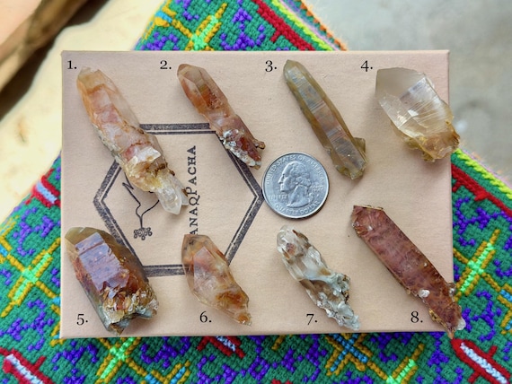 Red Amphibole Quartz, Choose ONE of Eight, Third Eye & Crown Chakra, Minas Gerais, Brazil B602