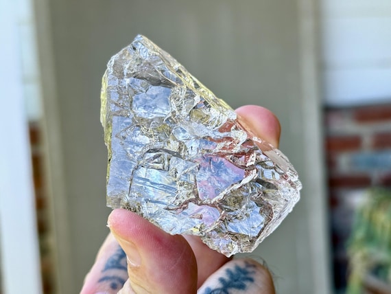 Ice Quartz with Record Keepers, Hydrothermally Etched & Water Clear, 107g, Spiritual Evolution, Diamantina, Minas Gerais, Brazil T529