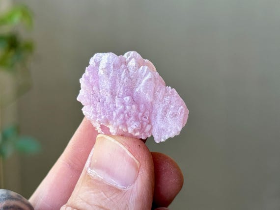 Canga Rose Quartz, Natural Crystallized Formation, 13g, Heart Chakra, Love and Sensuality, Taquaral, Brazil S390