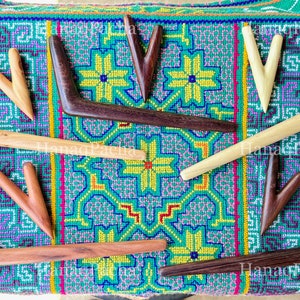 Kuripe and Tepi Set, Traditional Solid Wood Kuripe & Tepi, Handmade Shamanic Applicator Pipes, Your Choice of FIVE Varieties