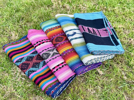 Shamanic Manta Cloth, Traditional Mesa Cloth for Plant Medicine Ceremony, Choose ONE of Five, Handmade in Chawaytiri, Peru