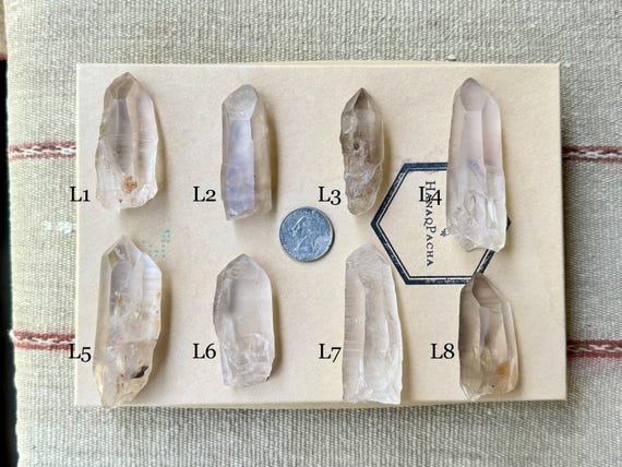 Smoky Lemurian Quartz, Choose ONE of Eight, Serra do Cabral, Minas Gerais, Brazil R699
