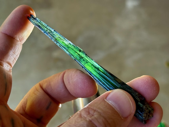 Vivianite with Blue & Green Hues, Natural Formation, 12g, New Find, Heart Chakra, Visualization and Forgiveness, Amazonas, Brazil T884