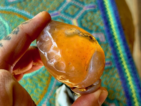Enhydro Agate with Ancient Moving Water, 120g, Earth and Water Elements, Ocean Agate for Stability and Self-Reliance, Brazil S592