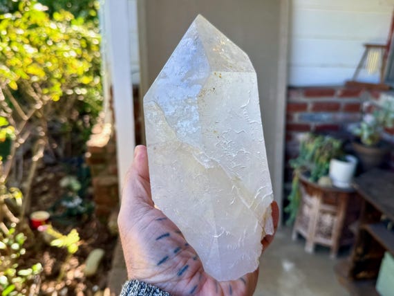 Trigonic Quartz, 2.6 Kilo, Astral Travel, Spiritual Evolution, Francisco Sa, Minas Gerais, Brazil V206