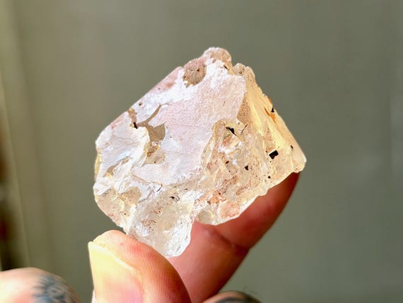 Ancient Sage Quartz, Hydrothermally Etched, 54g, Spiritual Transformation & Evolution, Para, Brazil A887