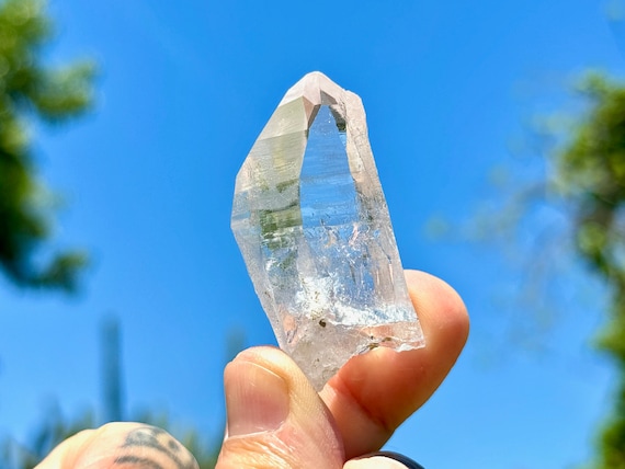Lemurian Quartz from Peñas Blancas, High Grade, Water Clear Crystal, 32g, Boyaca, Colombia P780