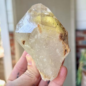 Lodolite Quartz, Yellow Sulfite & Kaolinite Inclusions, 494g, New Find, Highest Quality, Corinto, Minas Gerais, Brazil W986