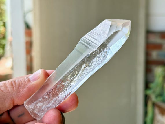 Lemurian Quartz with Time Link, Water Clear, 90g, New Find, Bahia, Brazil A650