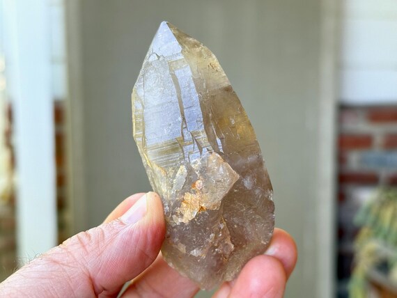 Nigerian Smoky Cathedral Quartz, 133g, Crystal for Akashic Record, Grounding & Protection S947