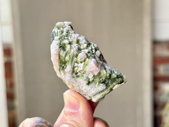 Pink & Green Tourmaline, Aricanga Mine, 79g, Heart Chakra, Minas Gerais, Brazil S248