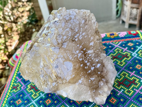 Elestial Citrine, Jacare Quartz, Fully Terminated & Self-Standing, 6.6 Kilo, Aracuai, Minas Gerais, Brazil V333