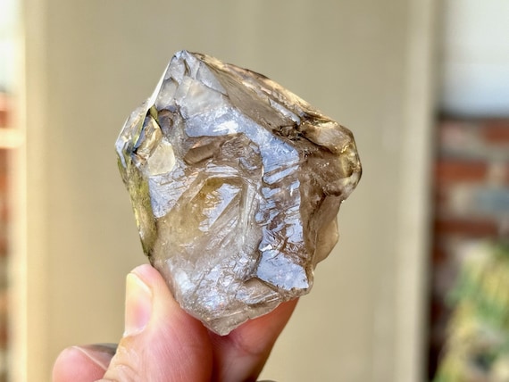 Elestial Smoky Quartz, Naturally Formation, 76g, Earth Energy & Manifestation, Aracuai, Minas Gerais, Brazil T153