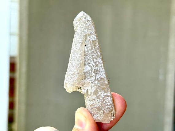 Smoky Quartz with Growth Interference, Hydrothermally Etched, 47g, Mother and Child Formation, Inner Mongolia S927