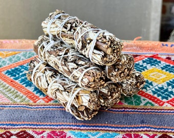 Yerba Santa Bundle, 4" Size, ONE Yerba Santa Smudge Stick, For Cleansing and Protection, All Natural Incense, Ethically Harvested