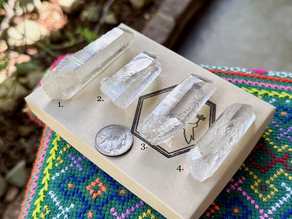 Starbrary Quartz, Zeca de Souza Mine, Choose ONE of Four, Quartz with Extraterrestrial Glyphs, Corinto, Minas Gerais, Brazil A733