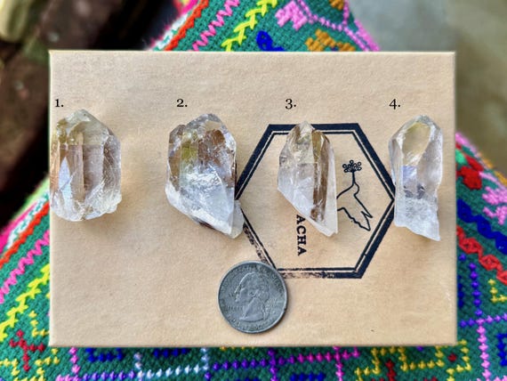 Brookite Quartz, Choose ONE of Four, Crystal for Spiritual Awakening & Awareness, Minas Gerais, Brazil A431