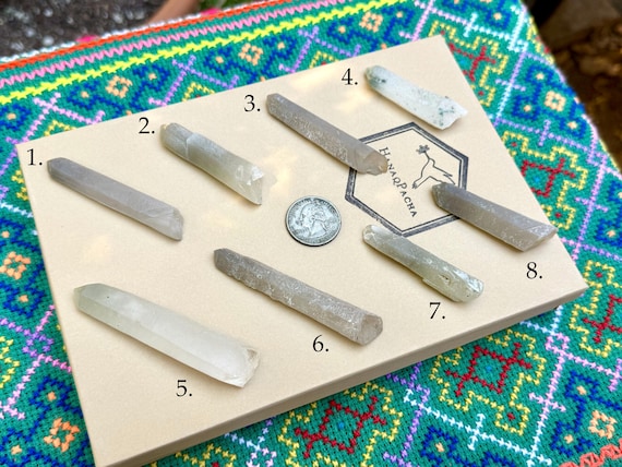 Green Hedenbergite Quartz, Choose ONE of Eight, Heart & Root Chakra, Inner Mongolia B623