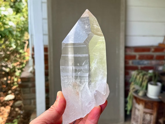 Lemurian Quartz with Time Link, Water Clear, 1237g, New Find, AAA High-Grade Lemurian, Bahia, Brazil W924