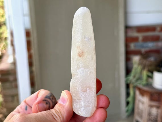 Seaglass Quartz, Naturally Smooth Hydrothermal Crystal, 131g, New Find, Spiritual Transformation, Corinto, Minas Gerais, Brazil B295