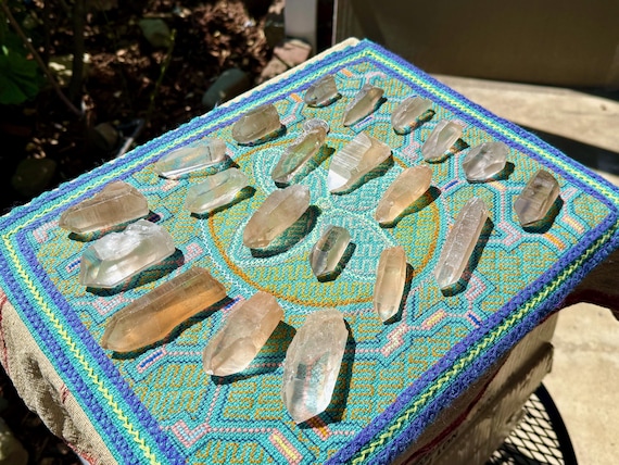Golden Healer, Tangerine & Smoky Lemurian Lot, 21 Pieces (1 Kilo), Old Find, Serra do Cabral, Minas Gerais, Brazil WS126
