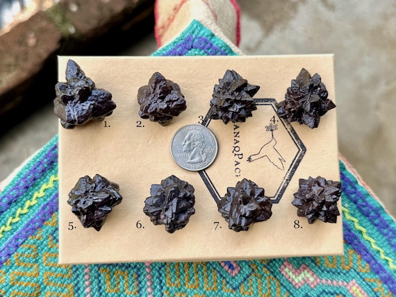 Prophecy Stone, Choose ONE of Eight, Goethite and Hematite Pseudomorphs, Crystal for Divination and Shamanic Journeying, Egypt S266