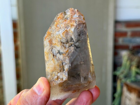 White Amphibole Quartz, 224g, New Find, Third Eye & Crown Chakra, Guardian Angels, Diamantina, Minas Gerais, Brazil V500