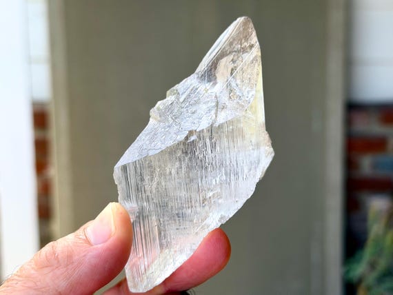 Naica Selenite, AAA Water Clear, 102g, Purification & Energetic Clearing, Chuhuahua, Mexico V605