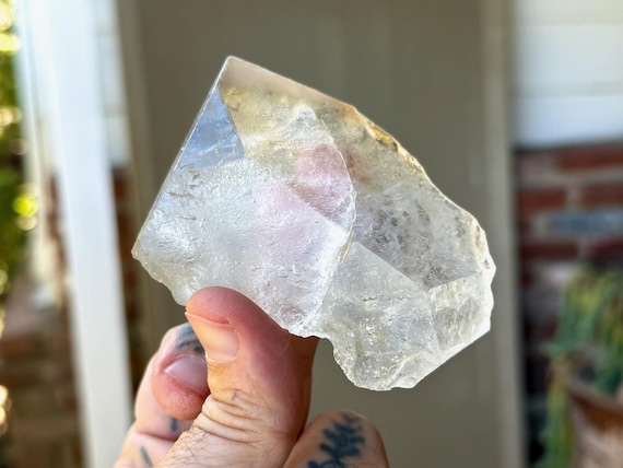 Trigonic Dissolution Quartz, 181g, Spiritual Evolution & Transformation, Francisco Sa, Minas Gerais, Brazil A008