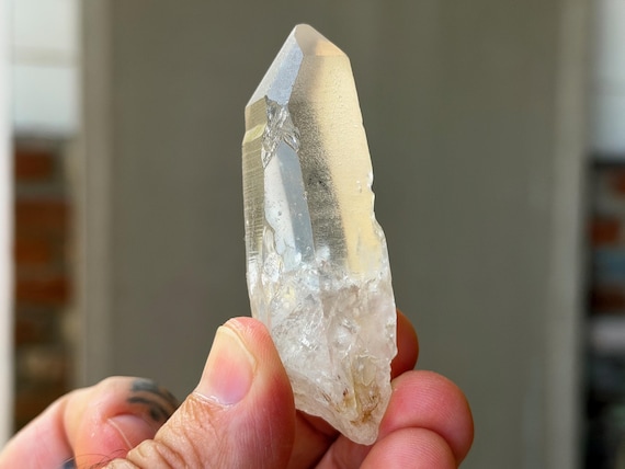 Lightning Strike Lemurian Quartz, 51g, Amplify Prana & Chi, Serra do Cabral, Minas Gerais, Brazil B605