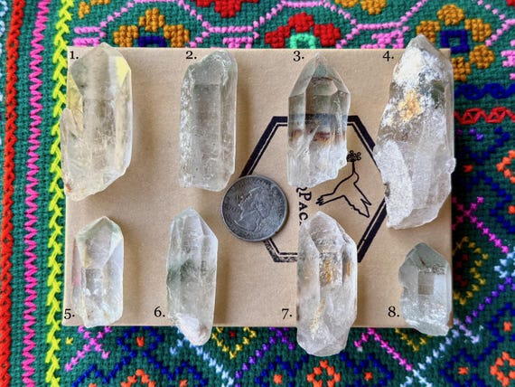 Green Chlorite Phantom Quartz, Choose ONE of Eight, Nature Spirits & Purification, Minas Gerais, Brazil A211