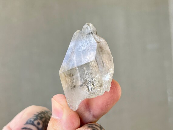 Black Phantom Lemurian Quartz, 61g, Toot Chakra Crystal for Purification & Detoxification, Bahia, Brazil L683