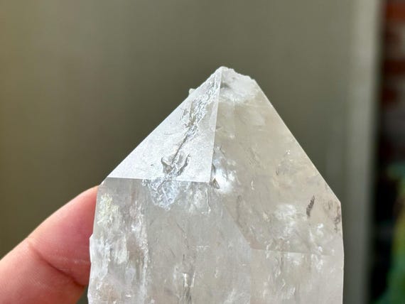 Lightning Strike Lemurian Quartz, 347g, Rare Find, Amplify Prana and Chi, Increase Energy Flow, Minas Gerais, Brazil W477