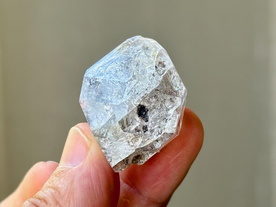 Herkimer Diamond Quartz, Double Terminated, 22g, New Find, Third Eye Chakra, Universal Life Force, New York T620