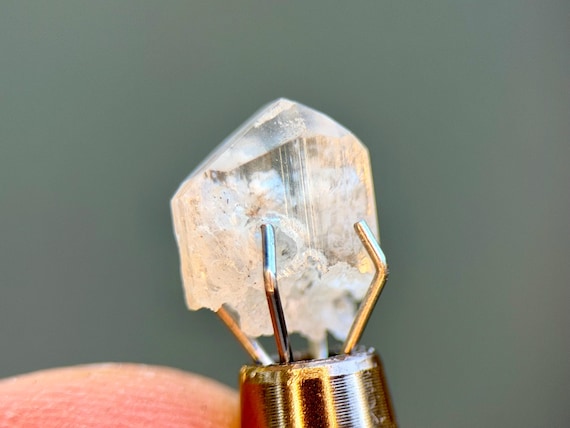 Euclase, 0.4g (2 ct), Akashic Record & Crown Chakra, Paraiba State, Brazil B651