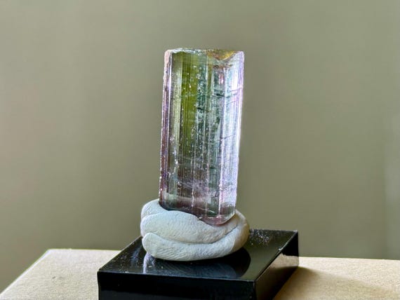 Bicolor Tourmaline, Blue-Green & Pink, 5.5g, High-Grade Tourmaline with Pleochroism, Cruzeiro Mine, Minas Gerais, Brazil T560