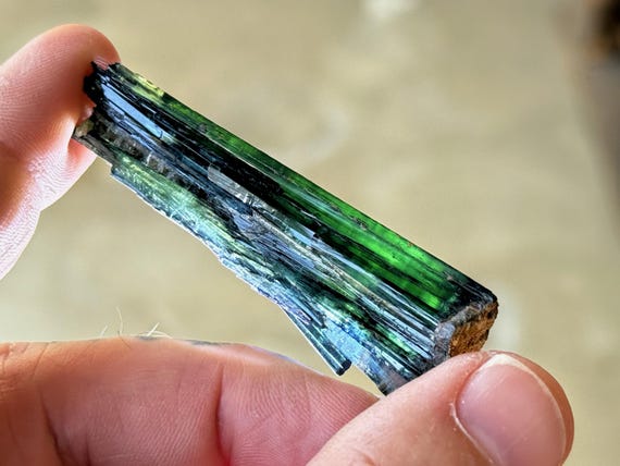 Vivianite, Blue & Green Hues, Natural Formation, 17g, Heart Chakra, Visualization and Forgiveness, Amazonas, Brazil A579