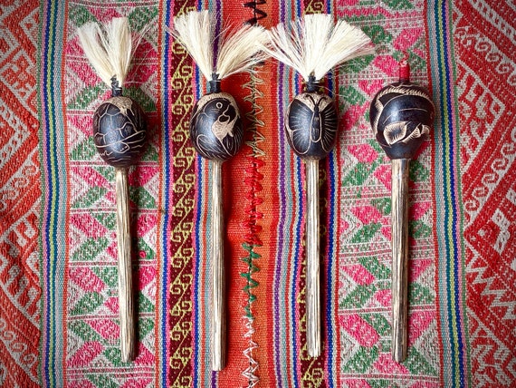 Shaman Rattles - HANAQPACHA