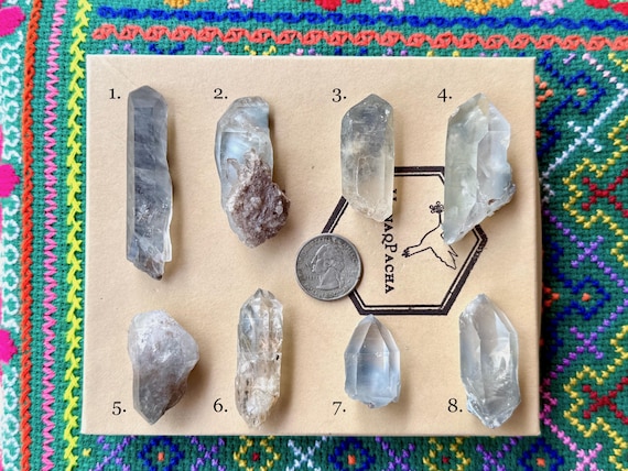 Blue Tara Quartz, Choose ONE of Eight, Intuition & Removing Obstacles, Itacambira, Minas Gerais, Brazil A612