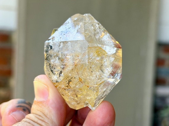 Golden Healer Herkimer Diamond, 115g, Third Eye Chakra, Universal Life Force, New York B571