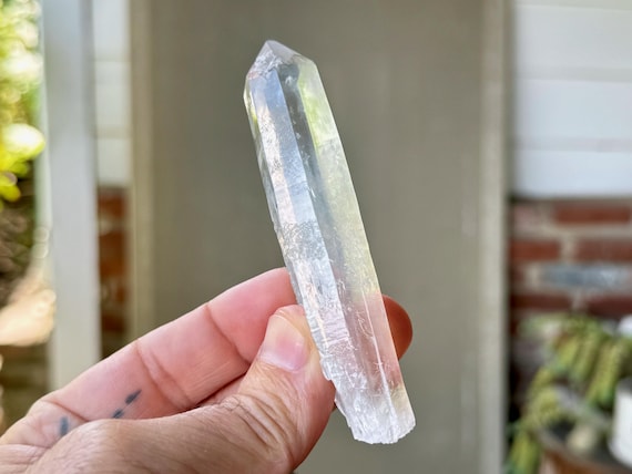Blue Smoke Quartz, Water Clear with Phantom Mist Inclusions, 69g, New Find, La Belleza Mine, Santander, Colombia R833