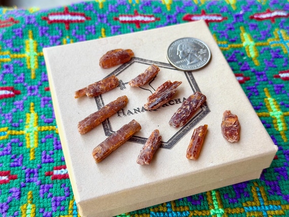 Orange Kyanite Lot, 10 pcs, Old Find, Creativity & Inspiration, Sacral Chakra, Nigeria B466