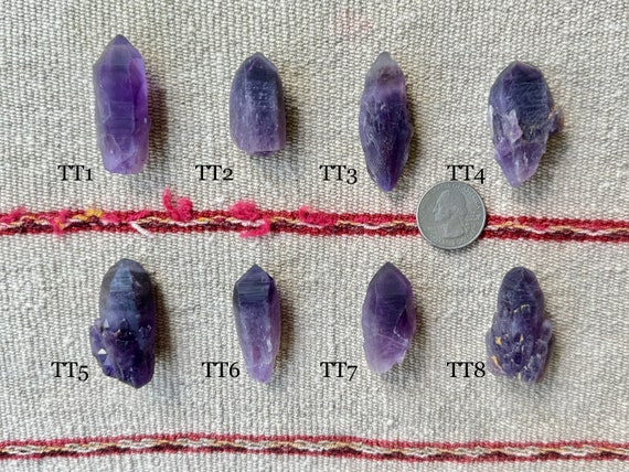 Tutu Amethyst with Exquisite Purple Hues, Your Choice of ONE Tutu Amethyst Point, New Find, Crown Chakra Crystal, Nigeria P455