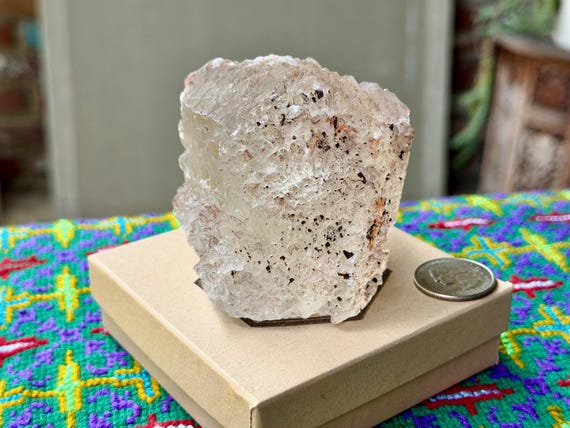 Ancient Sage Quartz, Hydrothermally Etched, 380g, Spiritual Transformation, Para, Brazil V699